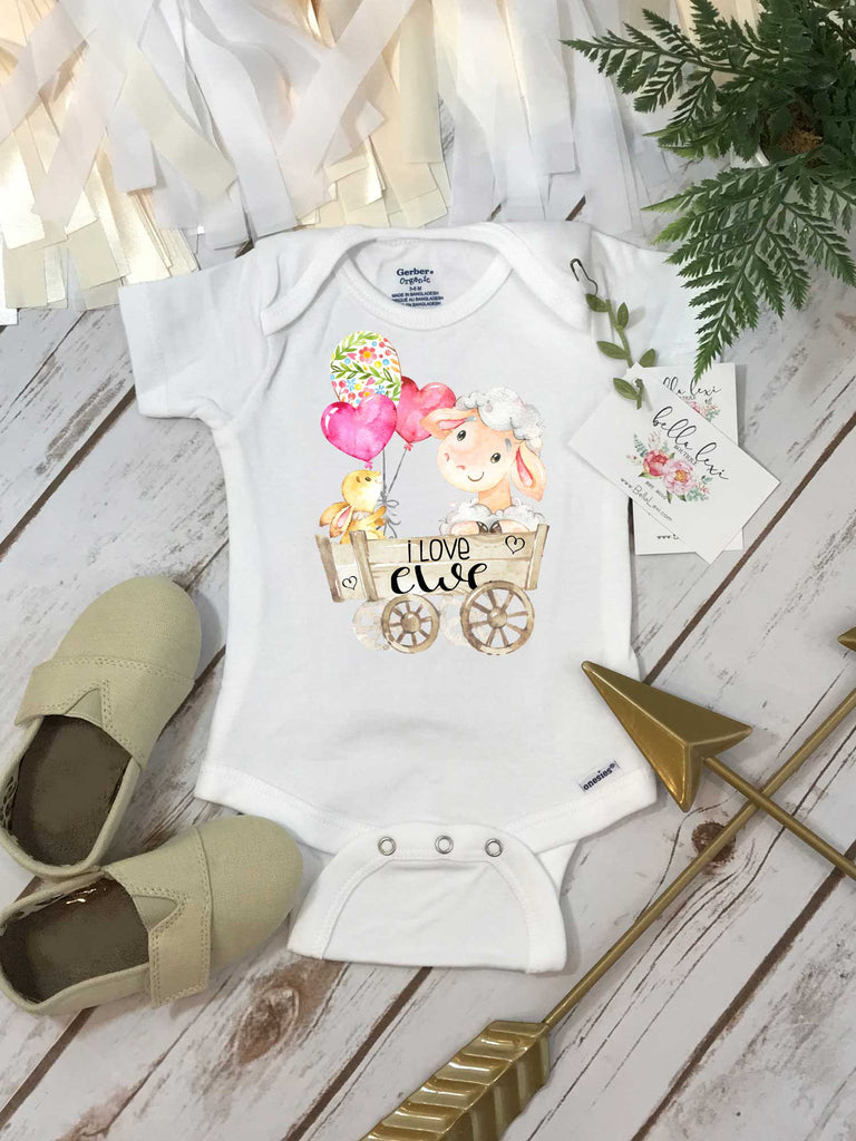 Valentine's Onesie®, I love Ewe, Baby Shower Gift, Valentines Shirt, Cute Baby Gift, First Valentines, Cute Baby Clothes, I love You Onesie®
