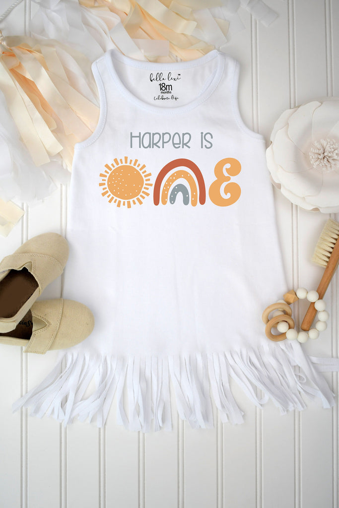 First Trip Around the Sun Onesie®, Sun Birthday, Sun party, One Trip Around the Sun, Minimalist Party, Rainbow Birthday, First Birthday Set