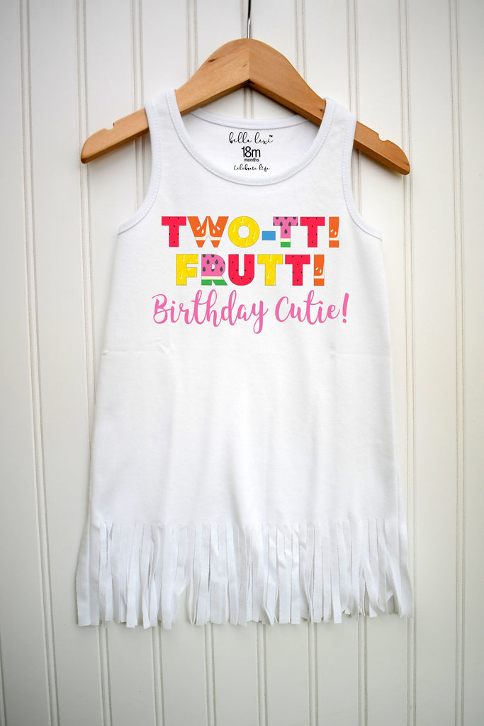 Second Birthday, Twotti Fruity, Birthday Dress, 2nd Birthday, Tutti Frutti party, Birthday Dress, Girl Birthday, Birthday Cutie, Two Sweet