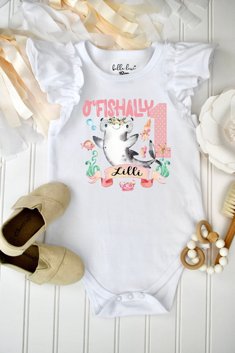 First Birthday, Under the Sea Party, Shark Birthday, 1st Birthday, O'Fishally One, Ocean Party, Fish Birthday, Sealife birthday, Shark Theme