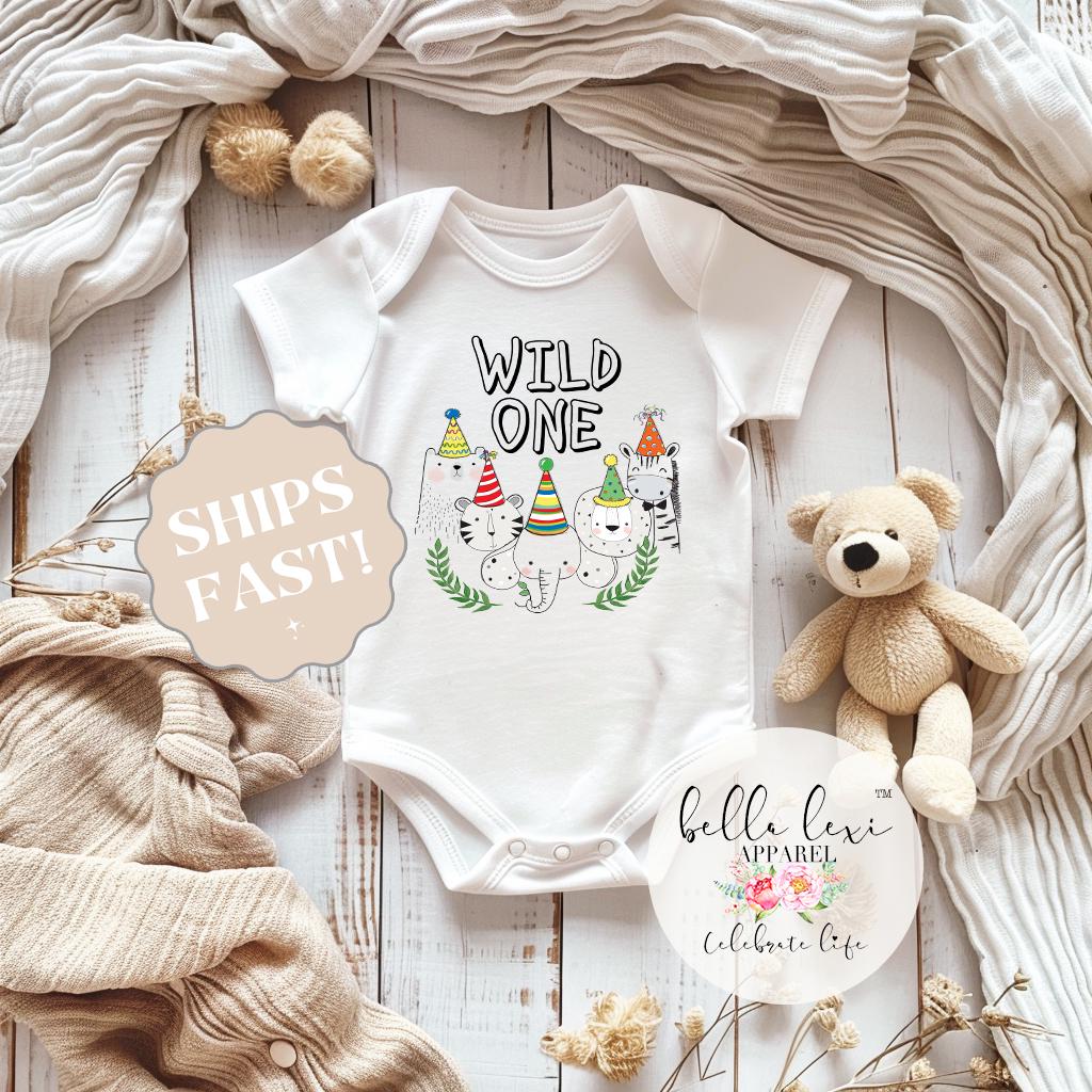 Wild ONE, Safari Birthday, 1st Birthday, Petting Zoo Birthday, Wild One Birthday, First Birthday, Boy Birthday, Birthday Boy Shirt, Wild One