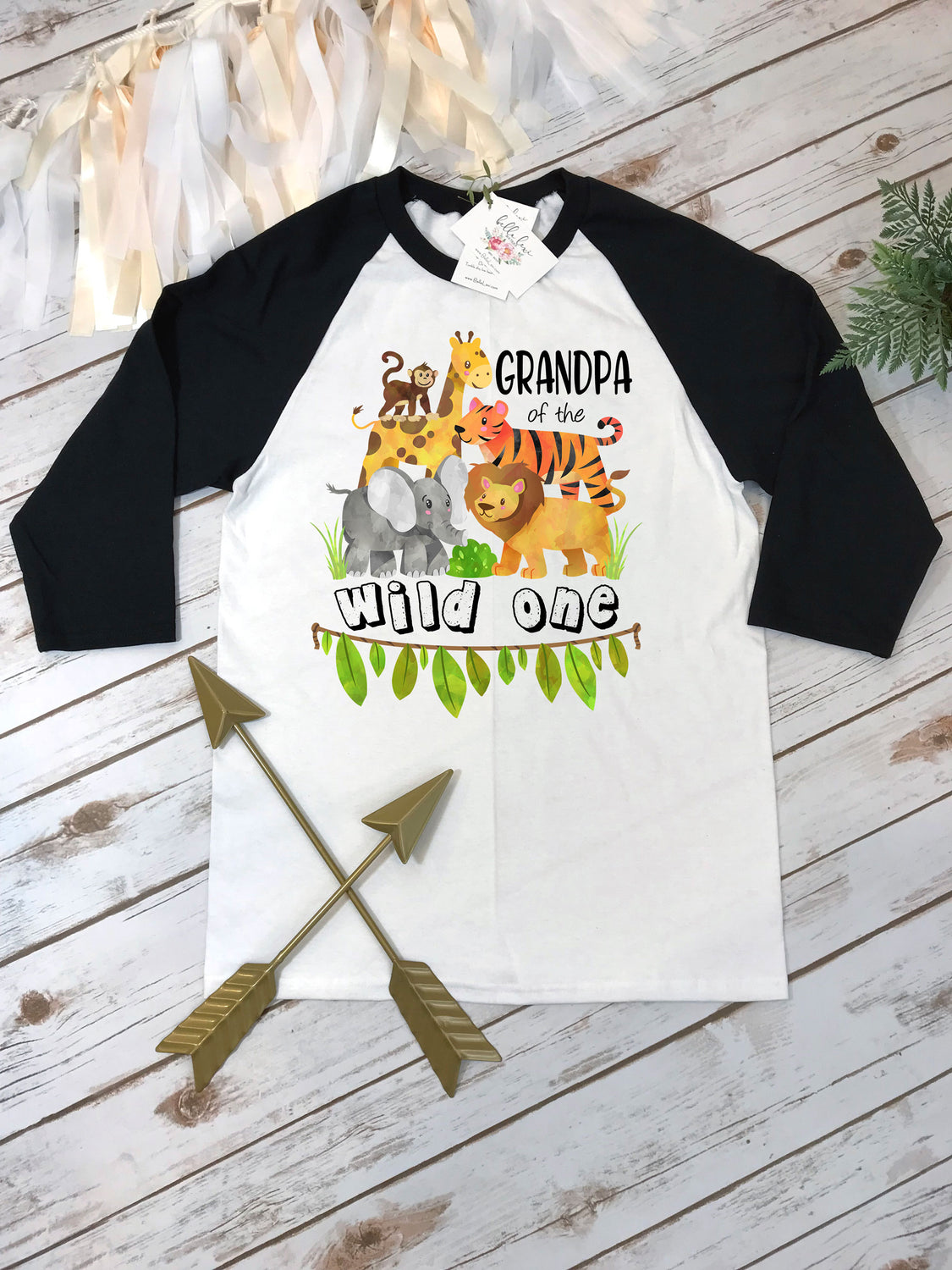 Grandpa of the Wild One, Wild One Party, Jungle Birthday, Safari Birthday
