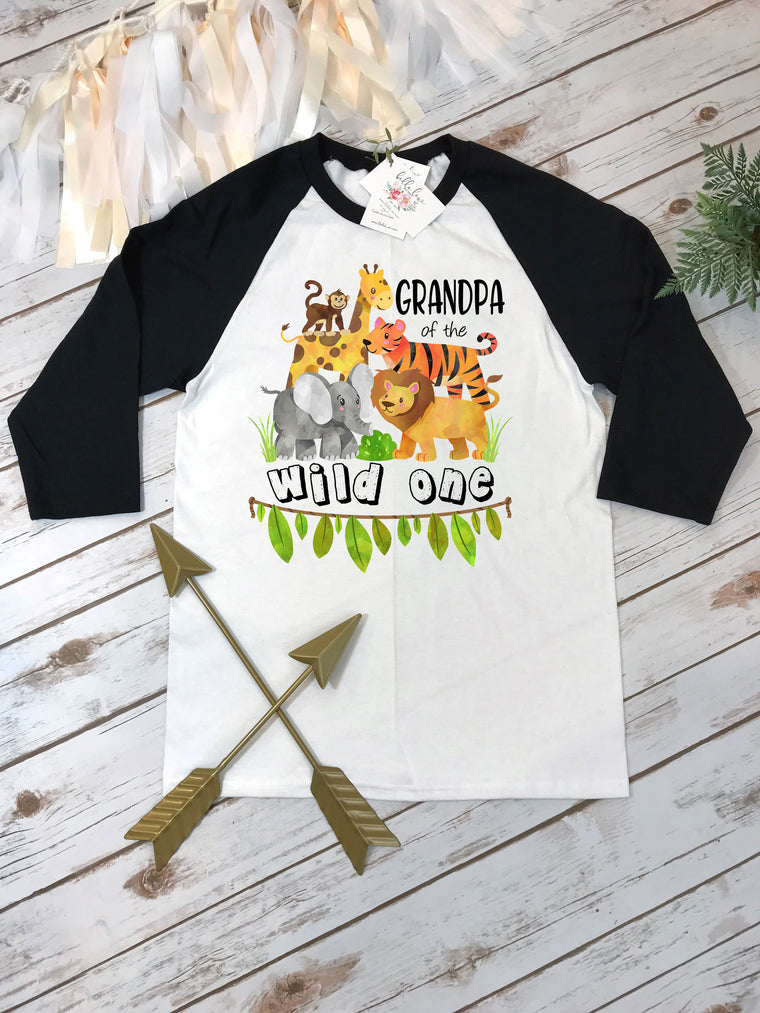 Grandpa of the Wild One, Wild One Party, Jungle Birthday, Safari Birthday