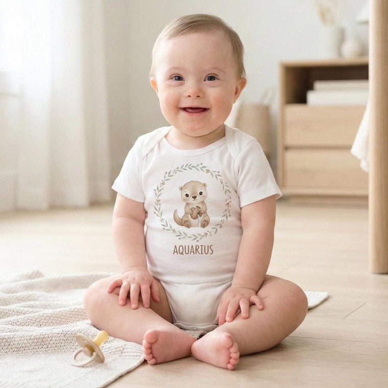 Aquarius Baby Onesie®, Zodiac Sign Baby Outfit