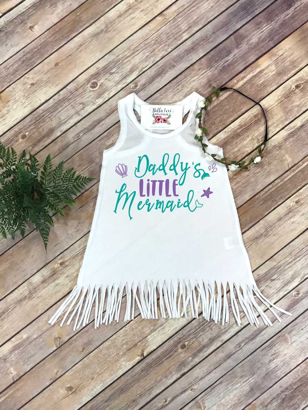Little Mermaid, Daddys Little Mermaid, Mermaid Baby Shirt, Beach Baby, Summer Baby Dress, Baby Shower Gift, Mermaid Party, Mermaid Shirt