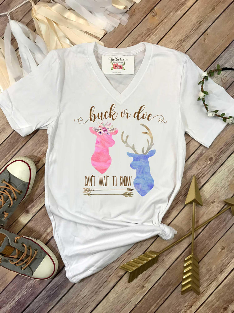 Gender Reveal, Buck or Doe, Gender Reveal Party, Boy or Girl party, Pregnancy Reveal, Gender Announcement, Gender Party, Gender Reveal Shirt