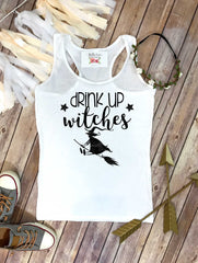 Halloween Shirt, Drink Up Witches, Funny Halloween Tank, Halloween Shirts, Witch Shirt, Women's Halloween Shirt, Funny Graphic Tees, Witches