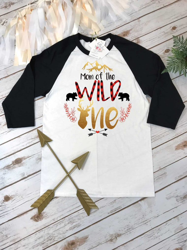 Mom of the Wild One, Wild One party, Buffalo Plaid Party, Wild One Birthday, Girl Lumberjack, Buffalo Plaid Mom Shirt, Mommy of the Wild One