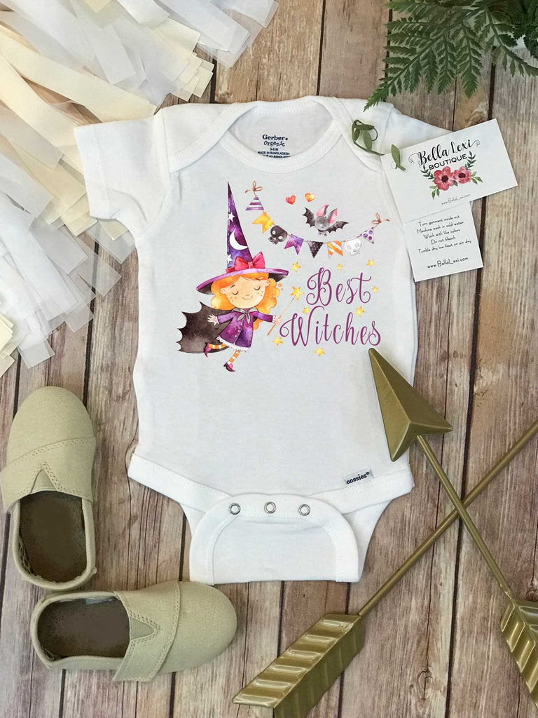 Halloween Onesie®, Best Witches, Halloween Baby, First Halloween, Little Witch, 1st Halloween, Baby Shower Gift, Newborn Gift,Halloween Baby
