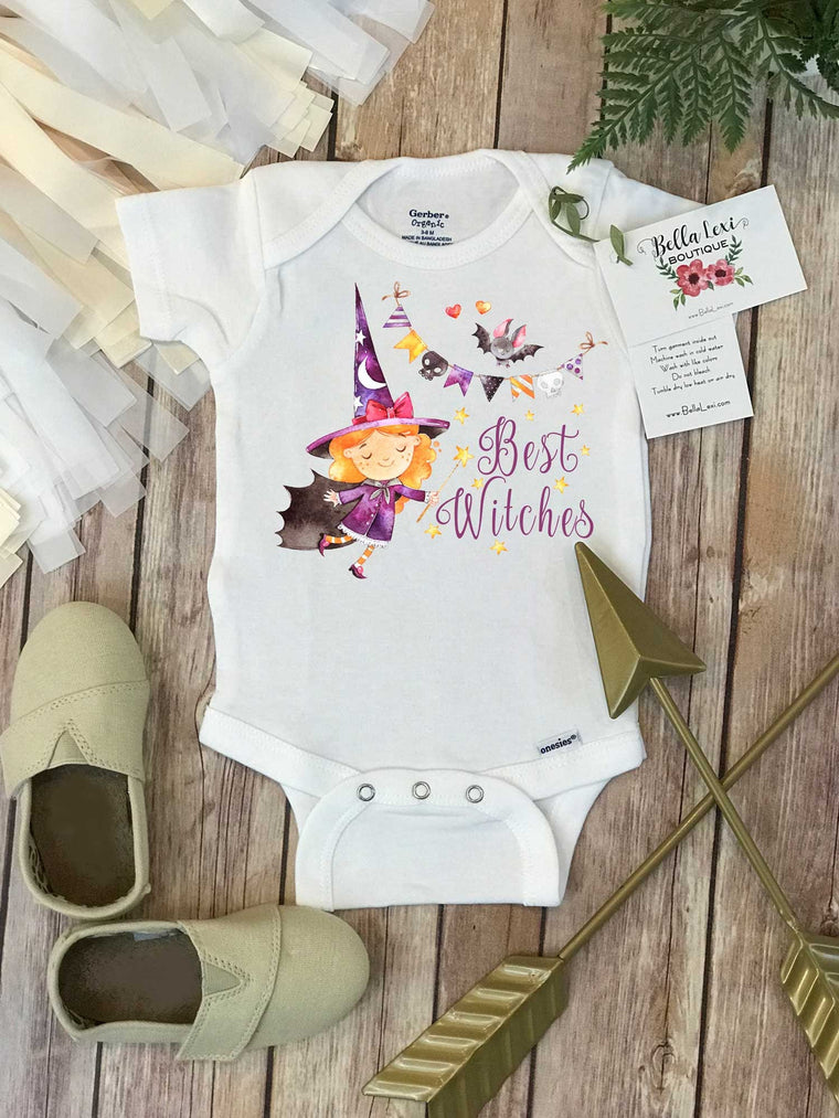 Halloween Onesie®, Best Witches, Halloween Baby, First Halloween, Little Witch, 1st Halloween, Baby Shower Gift, Newborn Gift,Halloween Baby