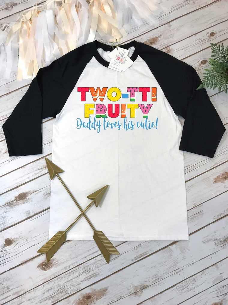 Twotti Fruity Party, 2nd Birthday Shirt, Summer Birthday, 2nd Birthday, Girl Birthday set, Fruit Party, Tutti Frutti Theme, Dad of Birthday