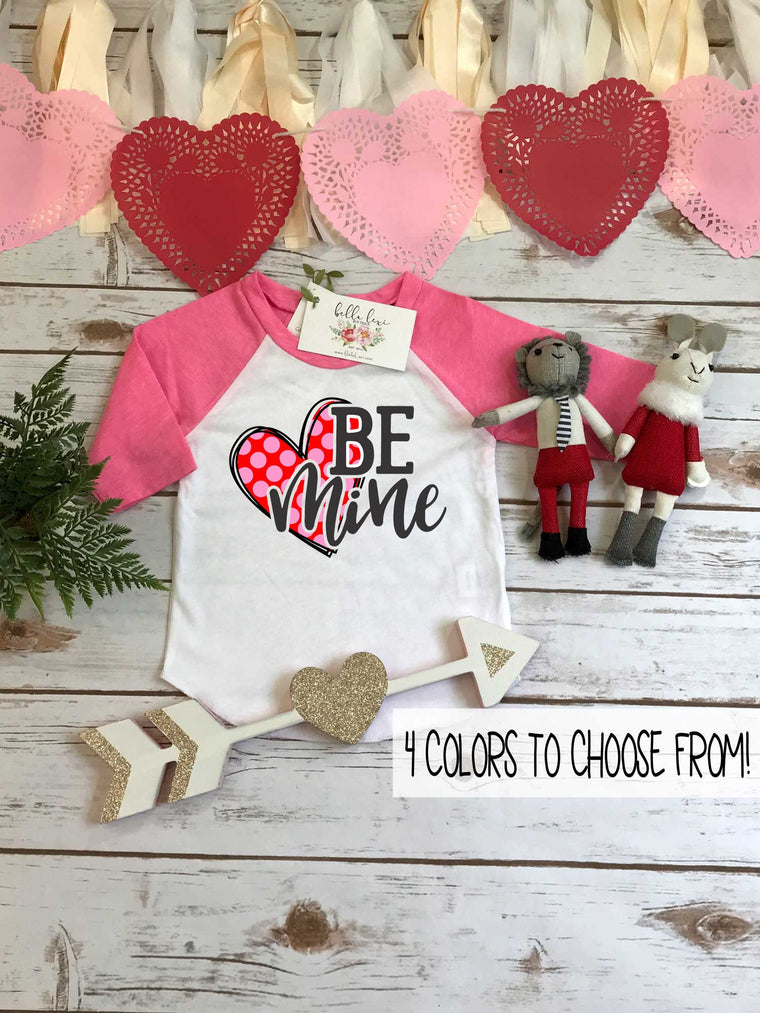 Valentine's Shirt, BE MINE Valentine, Heart shirt, First Valentines, Toddler Valentine Shirt, Valentine Shirts, Baby Shower Gift, Girl Shirt