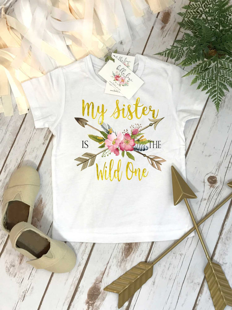 Wild One Birthday, My Sister is the Wild One, Wild One, Wild Birthday, Sister Birthday, Girl Birthday, Sister Shirts, First Birthday, Wild