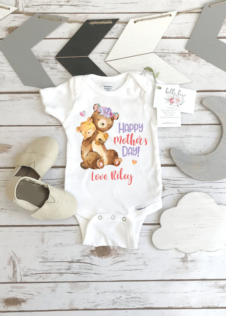 Mother's Day, Mom Onesie®, Mom Gift from Baby, Mother's Day Gift from baby, Funny Baby Gift, Baby Bear, Personalized Mother's Day Gifts, Mom