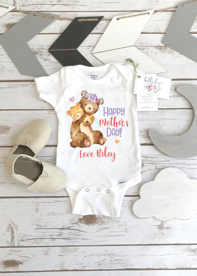 Mother's Day, Mom Onesie®, Mom Gift from Baby, Mother's Day Gift from baby, Funny Baby Gift, Baby Bear, Personalized Mother's Day Gifts, Mom