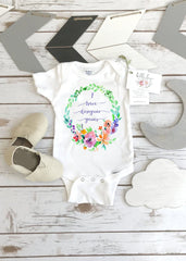 Designer Genes Onesie®, Down Syndrome Awareness Baby Bodysuit, Down Right Beautiful, Extra Chromosome Baby Gift, 21st Chromosome Outfit,