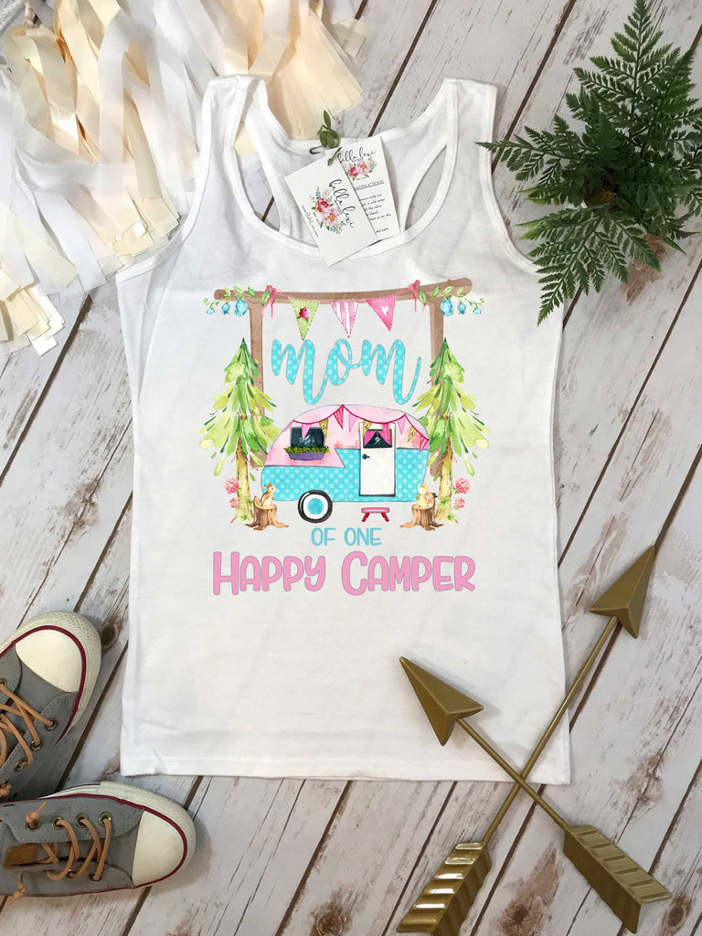 Camping Birthday, 1st Birthday, Camping Party, Camp Party, Mom of ONE HAPPY CAMPER, Wild One Birthday, Camp Party, Digital Download, Party Invite