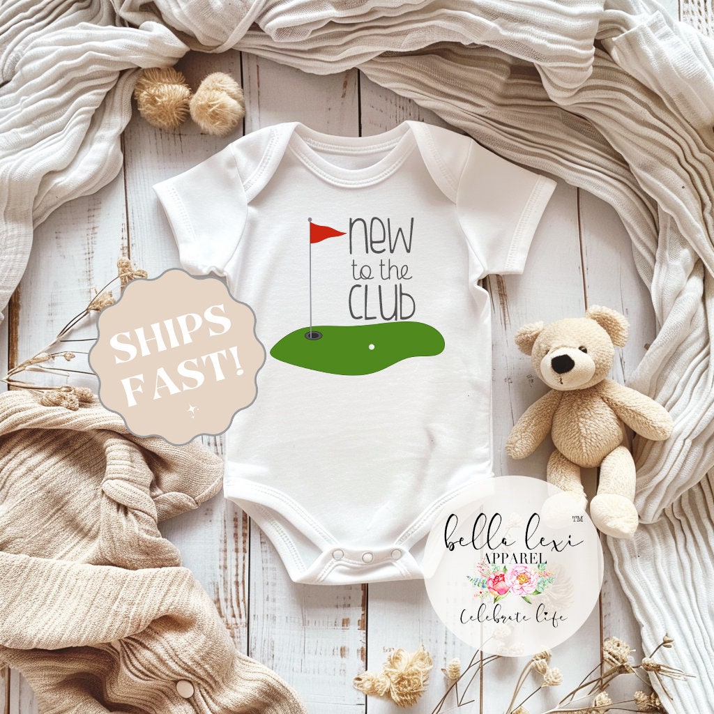 Golf Onesie®, Daddy's Golf Buddy, Baby Shower Gift, Golf Baby, Golfing Buddy, Golf with Daddy Shirt, Pack my Diapers going Golfin, New Club