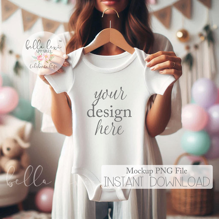 Woman Mockup, Baby Boy Party Mock-up, Kids Birthday Tee Mockup, First Birthday Tee Mockup, Baby Girl Bodysuit Mockup, Birthday Set Flat Lay,