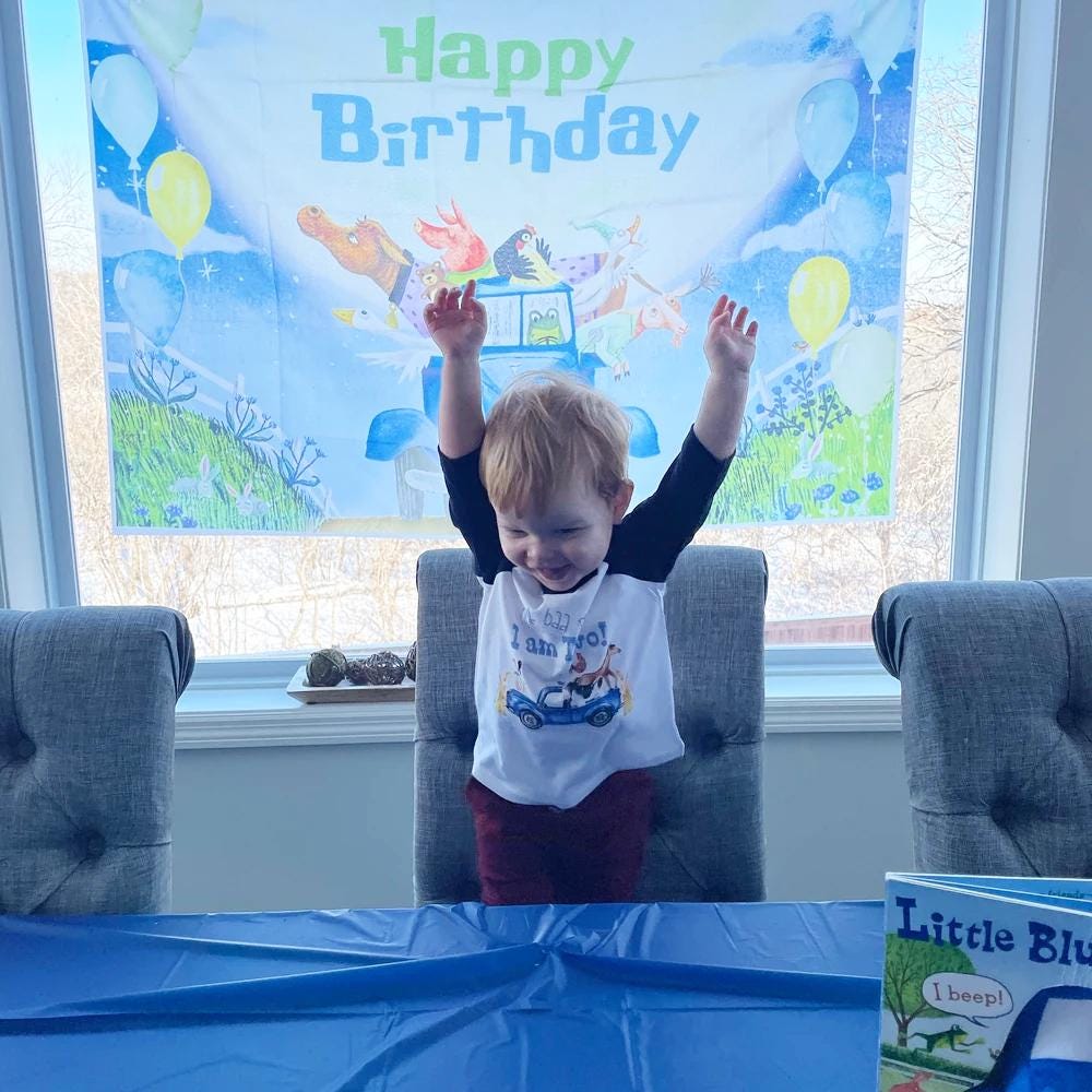 Second Birthday, Oink Baa Moo, Farm Birthday, Oink Moo Turning Two, 2nd Birthday, Blue Truck Party, Farm Party Theme, Boy Birthday SHIRT