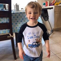 Second Birthday, Oink Baa Moo, Farm Birthday, Oink Moo Turning Two, 2nd Birthday, Blue Truck Party, Farm Party Theme, Boy Birthday SHIRT