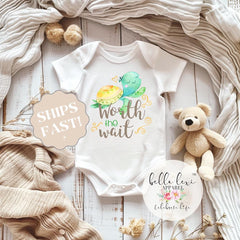 Rainbow Baby Onesie®, Worth the Wait, Special Baby Gift, Rainbow Shower Gift, Baby Reveal, Rainbow Baby Gift, Pregnancy After Loss, Turtle