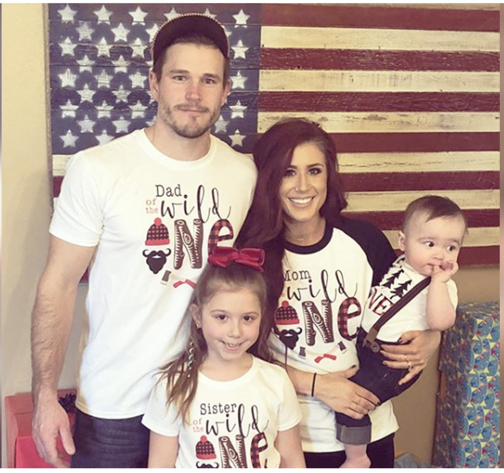 Wild One Family Birthday, Lumberjack Birthday Shirt, 1st Birthday Shirt Boy, Family Matching Tee, Lumberjack Party Outfit, Wild One Birthday