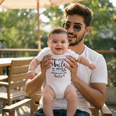 Uncle Onesie®, My Cute Uncle Is Single, Newborn Gift, Uncle Gift, Funny Baby shirt, Auntie shirt, Cute Baby Clothes, Baby Shower Gift, Uncle