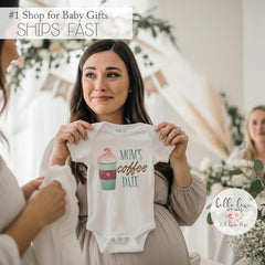 Baby Shower Gift, Coffee Onesie®, Mom's Coffee Date, Cute Baby Gift, Coffee Shirt, Niece Gift, Newborn Baby Gift, Coffee Baby, Coffee Mom