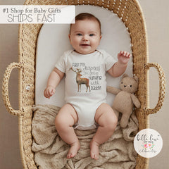 Hunting Onesie®, Pack My Diapers I'm going Hunting, Baby Shower Gift, Hunting Baby Gift, Pregnancy Reveal, Newborn Gift, Baby Boy Gift, Dad