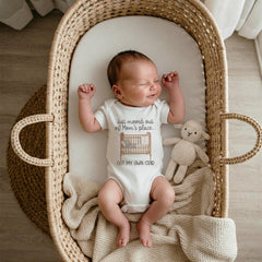 Just Moved Out Of Baby Onesie® Boho Baby Bodysuit Funny Newborn Onesie® for Hospital Got My Own Crib Onesie® Funny Baby Shower Gift Boho