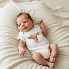 New to the Herd Bodysuit, Cowgirl Baby Outfit, Rustic Farm Shower Gift, Newborn Outfit