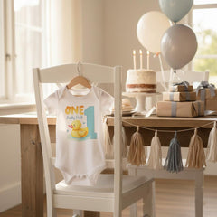 First Birthday Onesie®, One Lucky Duck, Duck Birthday, 1st Birthday, Rubber Ducky, Splish Splash Party, Ducky Birthday, Personalized Onesie