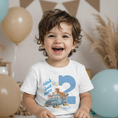 Second Birthday, Oink Baa Moo, Farm Birthday, Oink Moo Turning Two, 2nd Birthday, Blue Truck Party, Farm Party Theme, Boy Birthday SHIRT