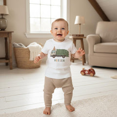 Truck Birthday Romper for Boy, Garbage Truck Tee, Vehicle Birthday Outfits, Car Party Shirt, Recycling Trucks, Boy 1st Birthday Outfit, Cars