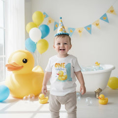 First Birthday Onesie®, One Lucky Duck, Duck Birthday, 1st Birthday, Rubber Ducky, Splish Splash Party, Ducky Birthday, Personalized Onesie