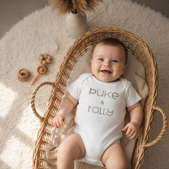 Puke & Rally Onesie®, Baby Shower Gift, Funny Baby Onesie®, Funny Baby Bodysuit, Funny Newborn Gift for Baby, Funny Baby Shower Gift, Niece