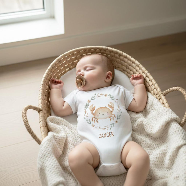 Cancer Baby Onesie®, Zodiac Sign Baby Outfit