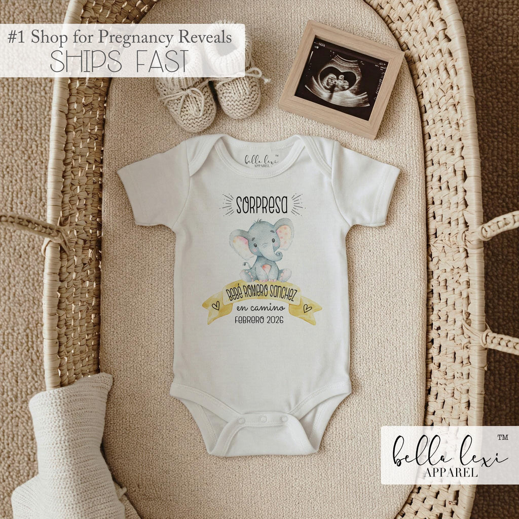 Spanish Pregnancy Reveal, Abuelitos, Baby Gift to Grandparents, Bebe en Camino, Cute Baby Gift, Spanish Baby Reveal to Parents,Abuela Abuelo