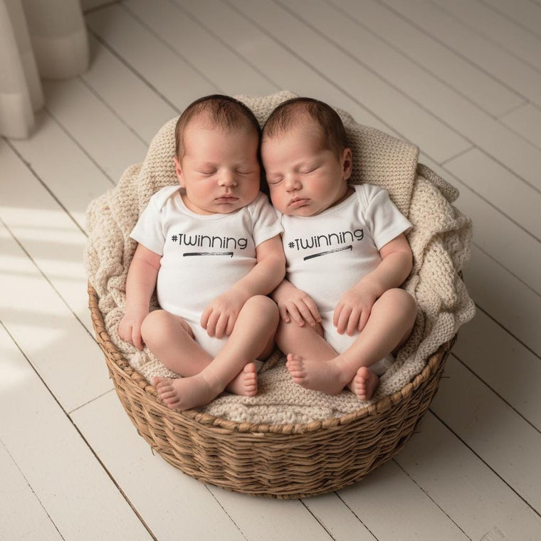 Twins Gift, Twin Birthday, Twins Clothes, Twins Baby Shower, Cute Baby Gift, Baby Shower Gift, Twinning, Baby Twins Gift, Newborn Twins Gift