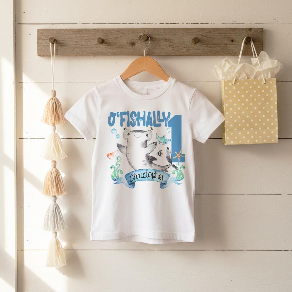 Under the Sea Party, First Birthday Onesie®, Oneder the Sea, Shark Birthday, 1st Birthday, Ocean Party, Fish Birthday, Sealife birthday, One