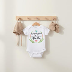 Spanish Pregnancy Reveal, Abuelita, Baby Gift to Grandma, Un Pequeno Pajarito, Bebe en Camino, Spanish Baby Reveal to Parents, Sorpresa Bebe