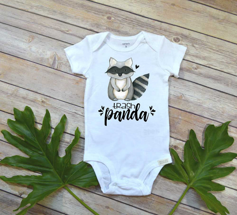 Cute Baby Gift, Trash Panda, Baby Shower Gift, Funny Baby shirt, Raccoon Shirt