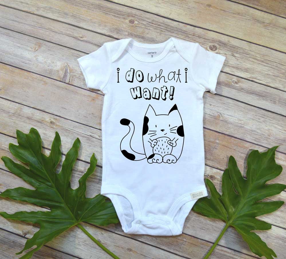 Baby Shower Gift, I do What I want, Cat Baby Shirt, Cat shirt, Kitten shirt, Cute Baby Clothes, Nephew Gift, Cute Boy Clothes, Toddler Gift