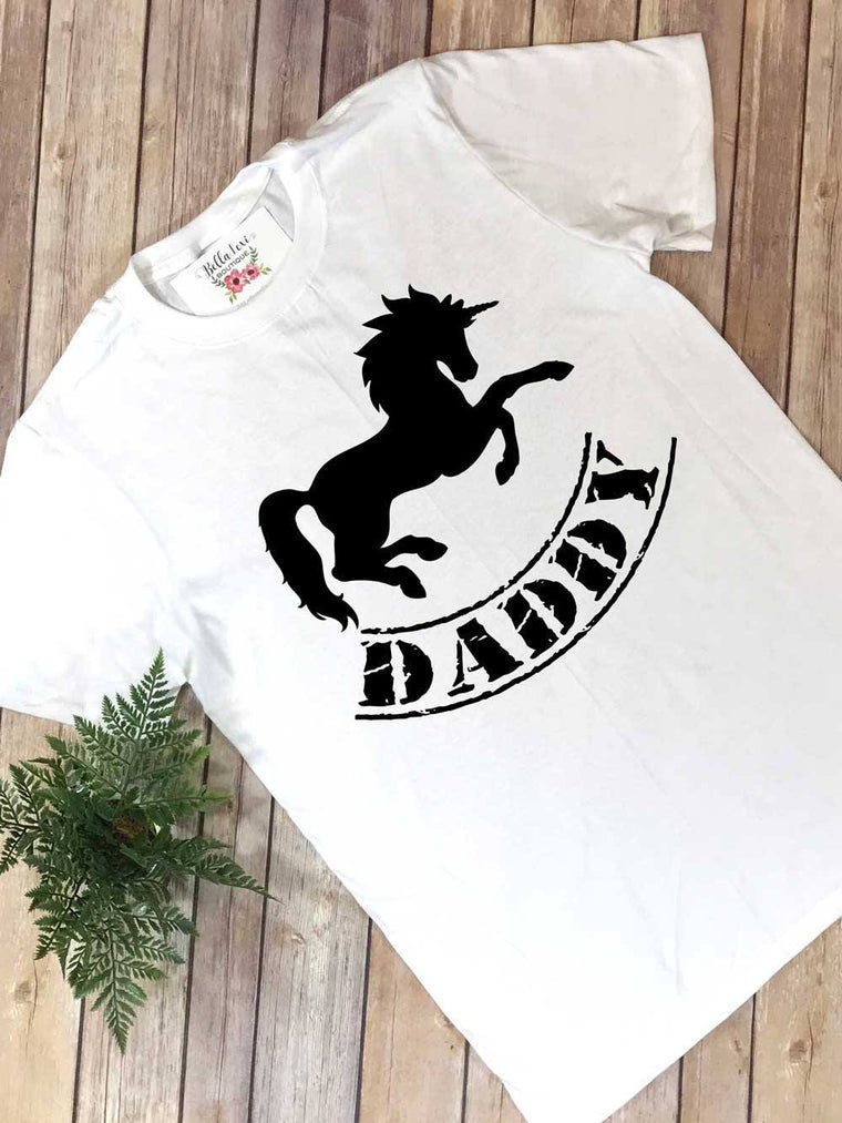 Unicorn Party, Daddy and Me, Daddy Unicorn, Daddy and Me Outfits, Family Shirts, Unicorn Birthday, First Birthday, Unicorn Hunter, Daddy Set
