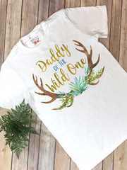 Daddy of the Wild One, Wild One Birthday, Daddy and Me Outfits, Family Shirts, Wild One Party, Dad of the Wild One, First Birthday,1st bday