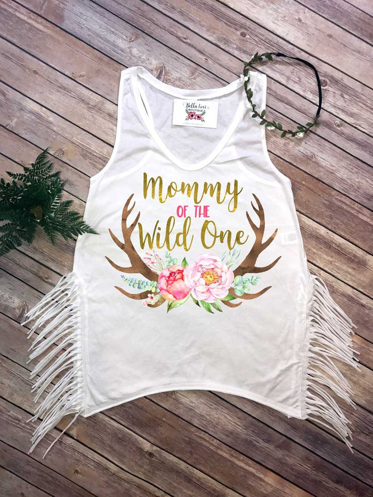 Mommy of the Wild One, Wild One Party, Mommy and Me shirts, Mommy and Me Outfits, Wild One Birthday, Wild One theme, Mom Shirts, Antlers