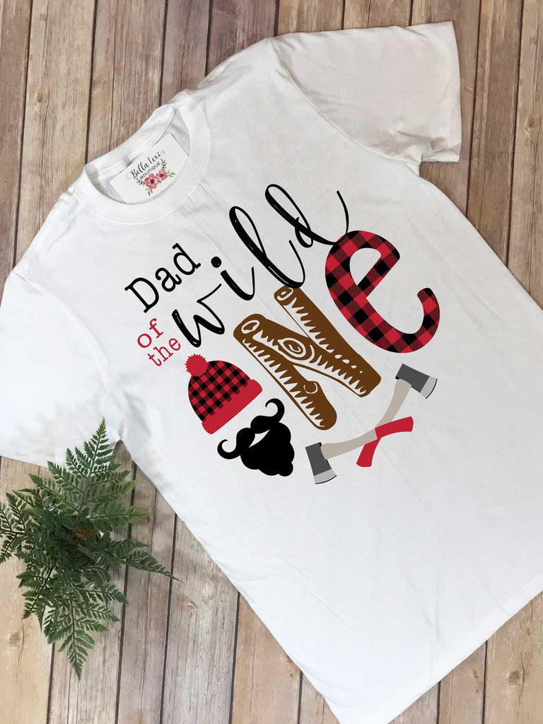 Dad of the Wild One, Lumberjack Party, Daddy and Me Shirts, Wild One Party, Buffalo Plaid Party, Lumberjack Birthday, Wild One Birthday,