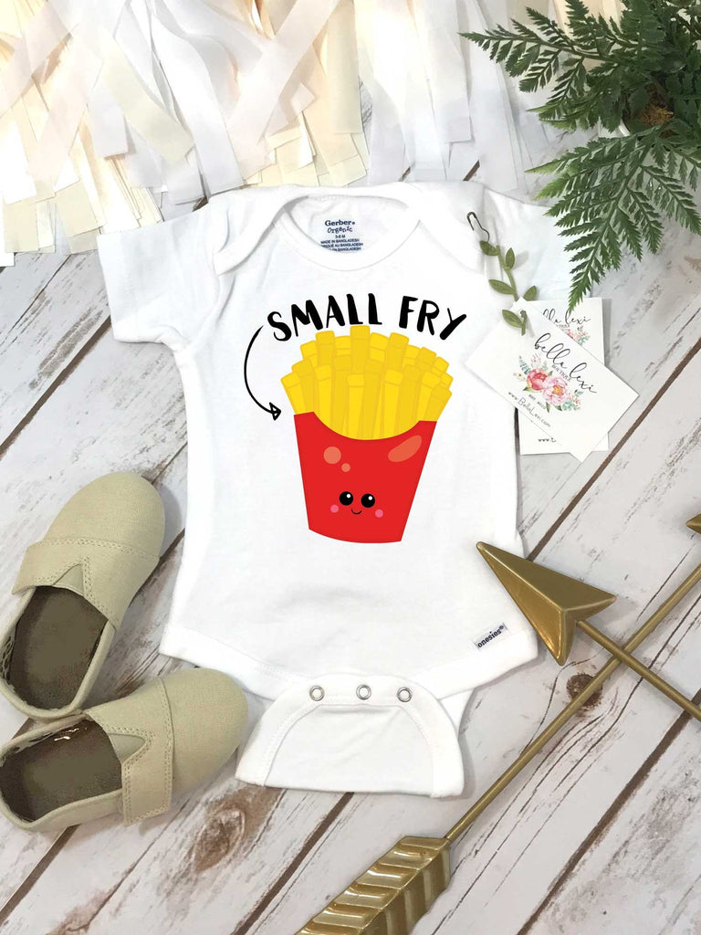 Small Fry Onesie®, Baby Shower Gift, Funny Baby shirts, Fries Baby Shirt, Nephew Gift, Niece Gift, Newborn Baby Gift, Fast Food Clothes,Baby