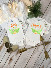 Twins Onesies®, Best Friends , Twins Clothes, Twins Baby Shower, Cute Baby Gift, Baby Shower Gift, Twinning, Baby Twins Gift, Cute Twins Set